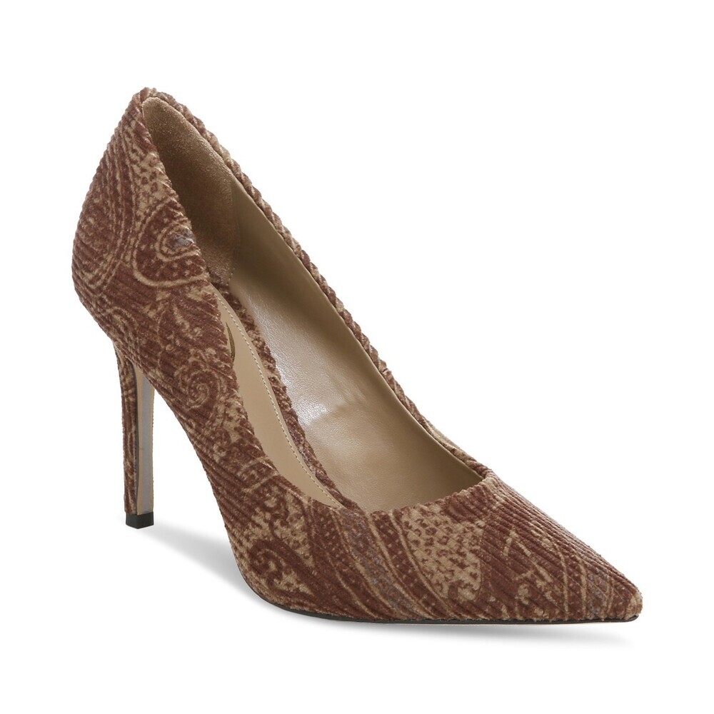 Sam Edelman Hazel Pump Womens 10 Brown Paisley Pointed Toe Stiletto Heel GAL1799